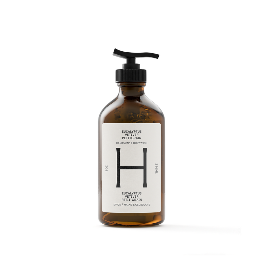 Hand Soap & Body Wash - Eucalyptus, Vetiver, Petitgrain