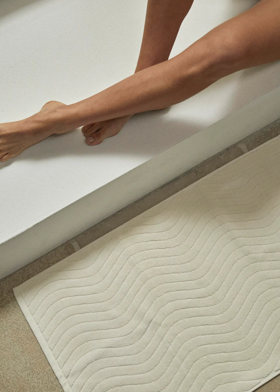 Eyre Bath Mat - Ivory