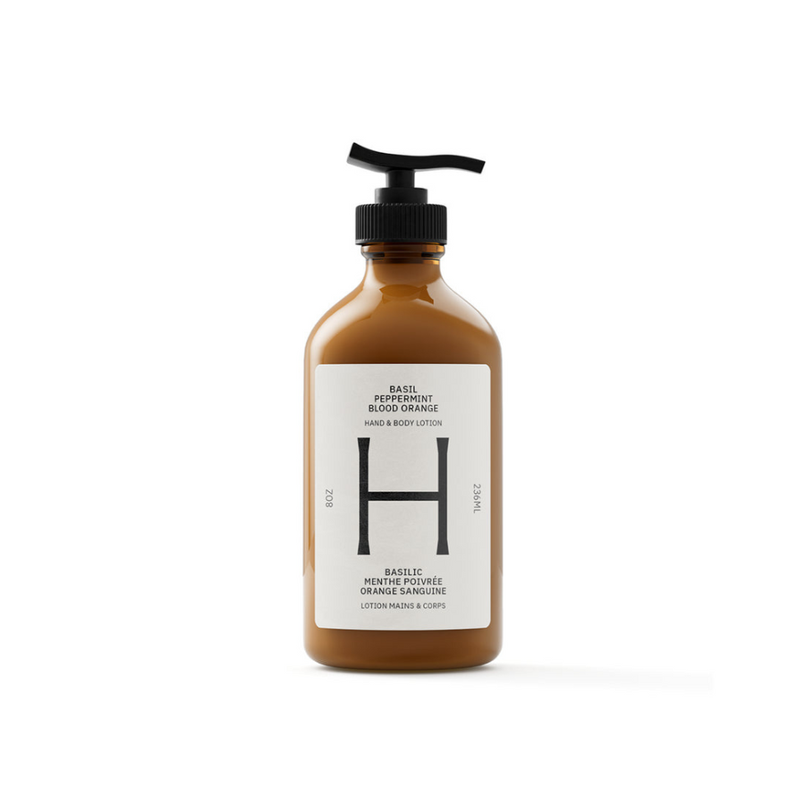 Hand & Body Lotion - Basil, Peppermint, Blood Orange