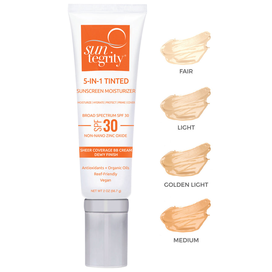 5-in-1 Tinted Sunscreen Moisturizer - Medium