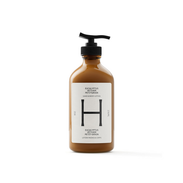 Hand & Body Lotion - Eucalyptus, Vetiver, Petitgrain