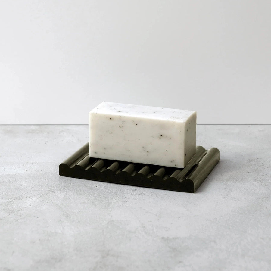 Marble Soap Dish - Black Marquina