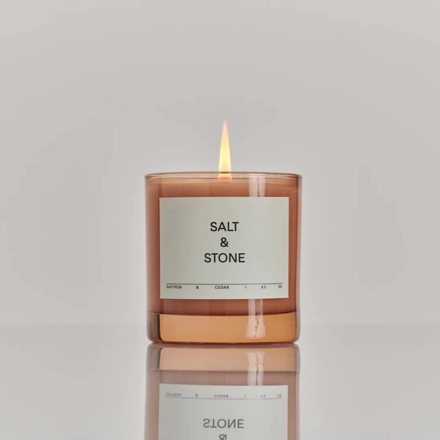 Saffron and Cedar Candle